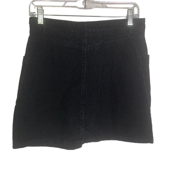 Altar'd State Corduroy Mini Skirt Full Zipper Black, Size M - Picture 4 of 4